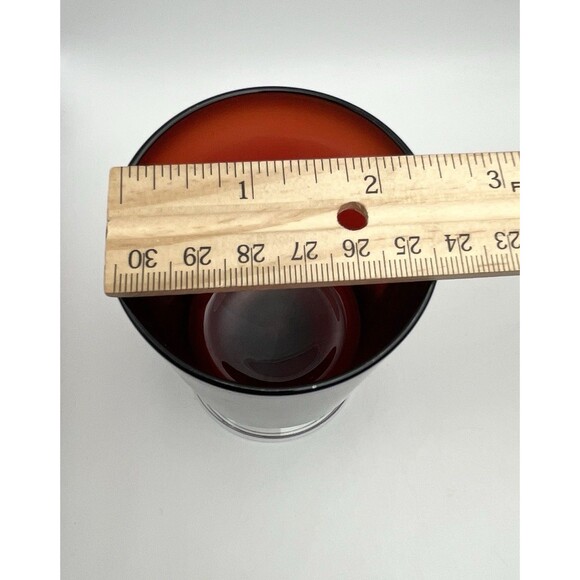 Vintage Cristal D’Arques Durand Ruby Red Cavalier Wine Glasses Set of 4 France - Picture 8 of 8